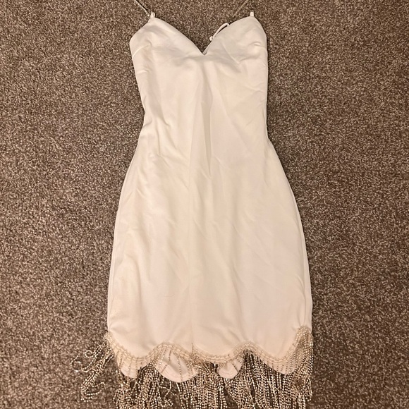 White Fashion Nova Mini Dress - Small - Bachelorette Party Dress - Picture 1 of 7